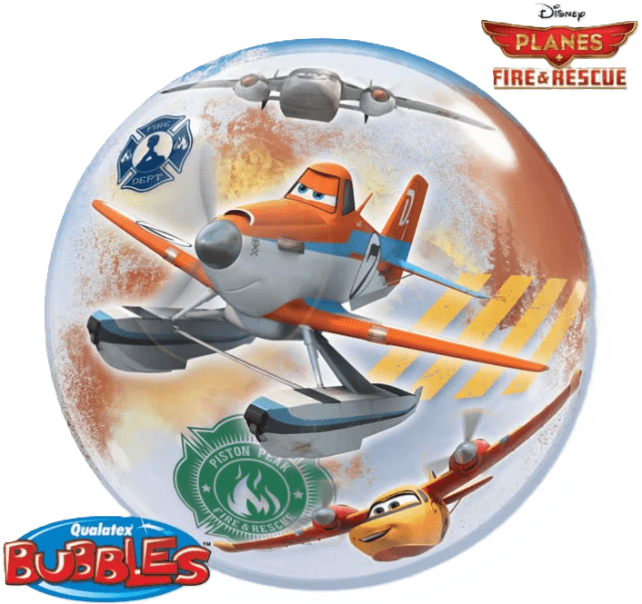 22" Bubble Balloon - Disney Planes Fire & Rescue