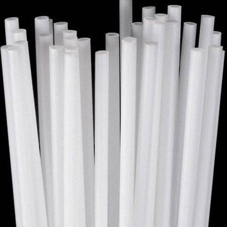 24" Standard Balloon Sticks - White (100)
