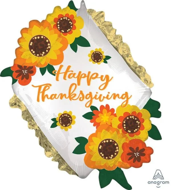 27" Thanksgiving Ruffle Diamond