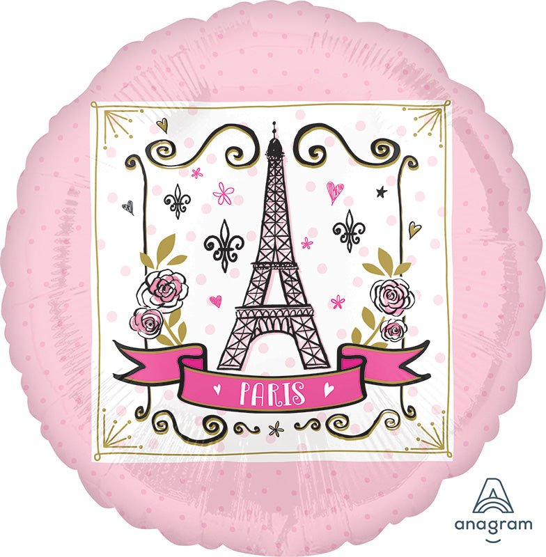 28" Foil Balloon - Oui Oui Paris Balloon