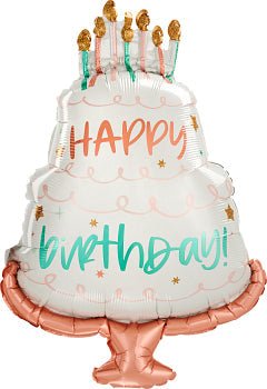 28" Happy Birthday Cake