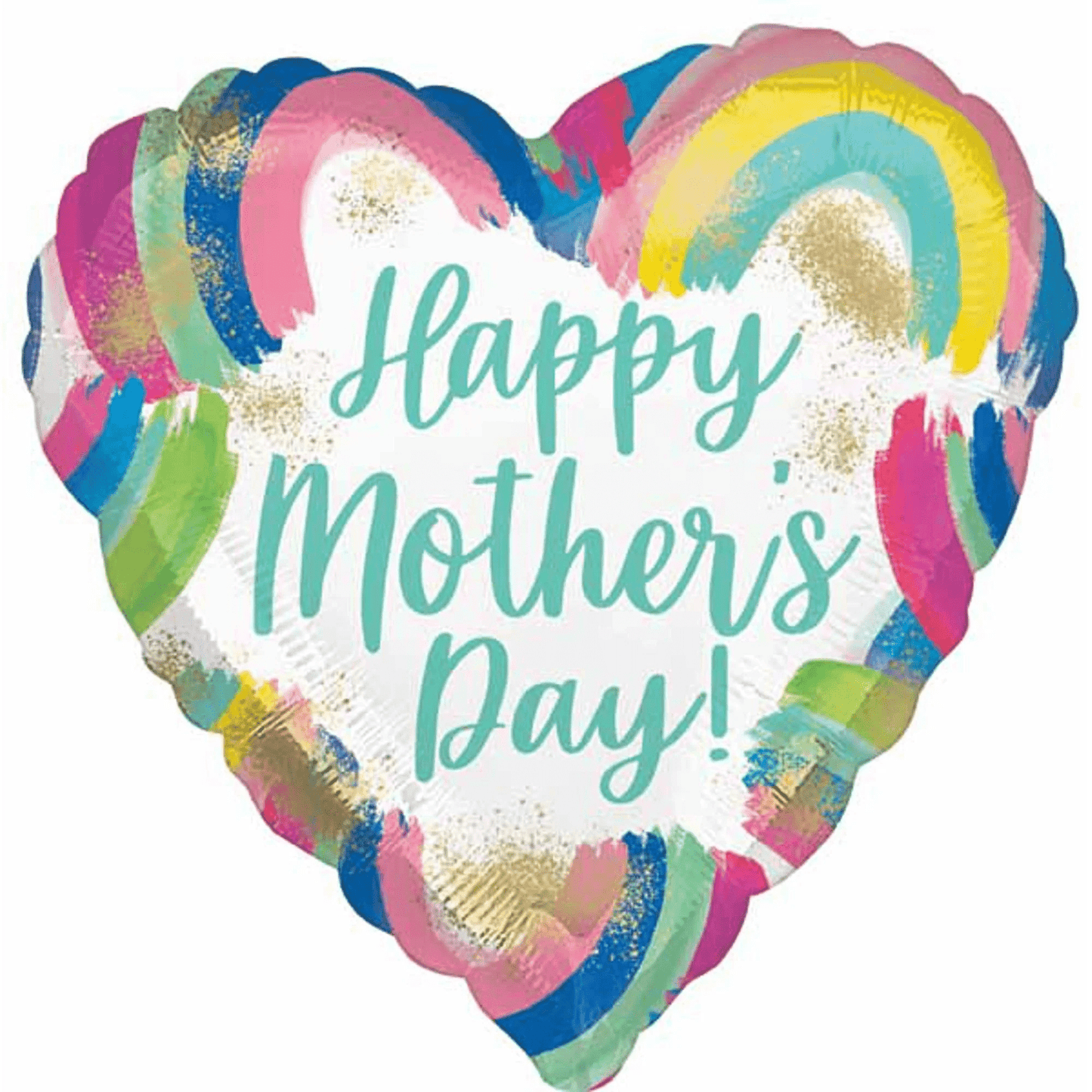 28" Happy Mothers Day Painted Rainbows (5ct)