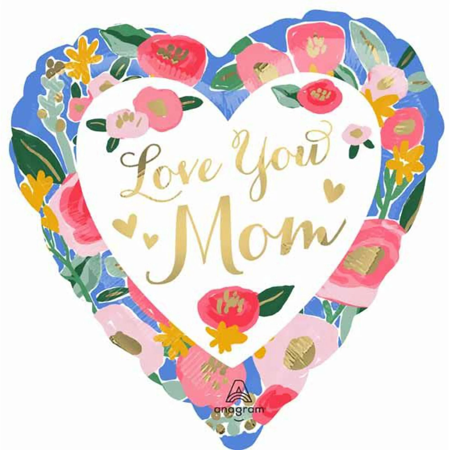 28" Love You Mom Painted Prints (5ct) - Anagram