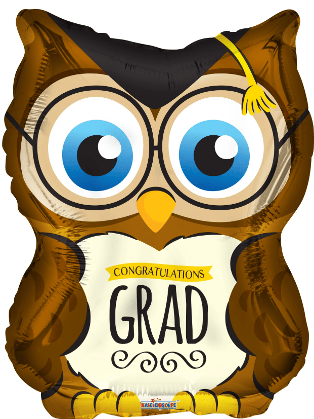 28" Owl Congrats Grad (5ct) - Conver USA