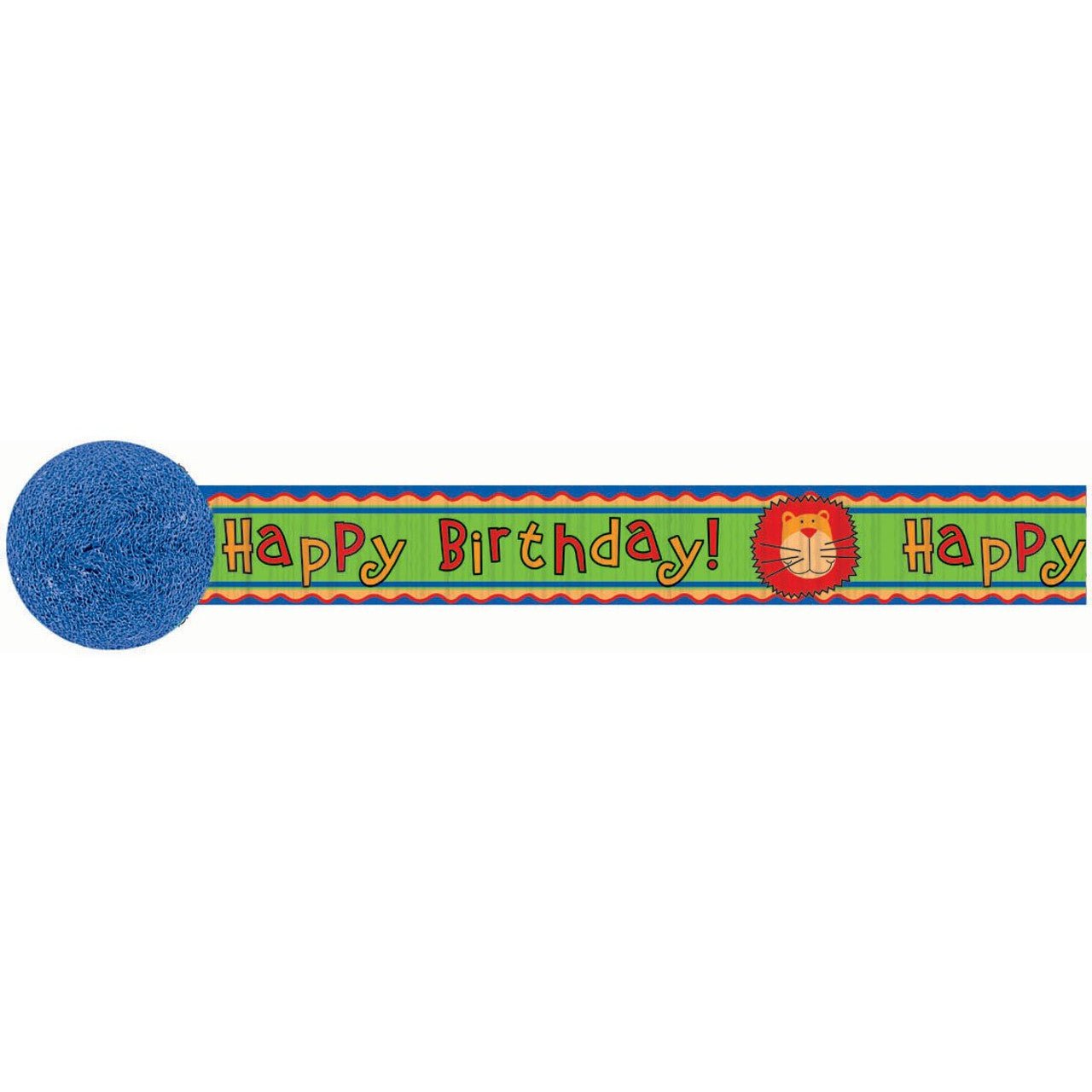 30' Crepe Streamer - Wild Kingdom