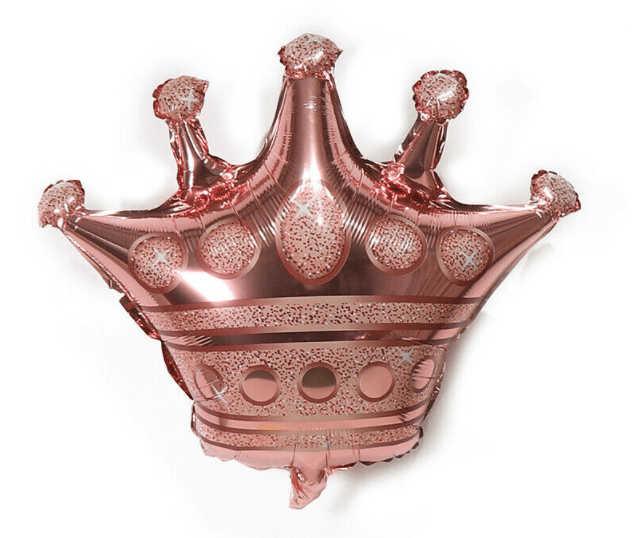 30" Foil Balloon - Rose Gold Crown