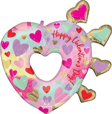 30" Open Heart - Valentine's Day Pastel