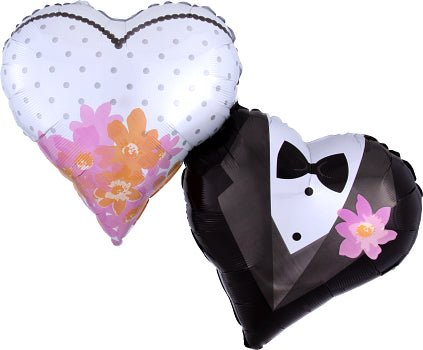 30" Wedding Couple Hearts