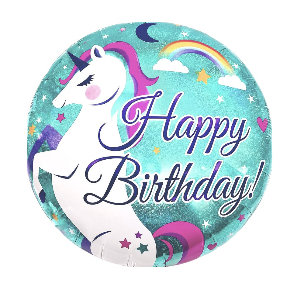 18" Feliz Día de San Valentín - Unicornio (20 unidades) - Party America