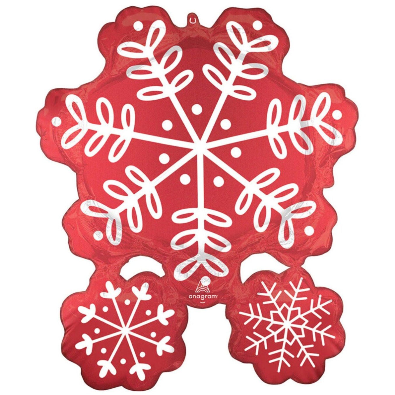 31" Satin Nordic Snowflakes (5ct)