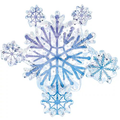 32" Prismatic Snowflake Cluster