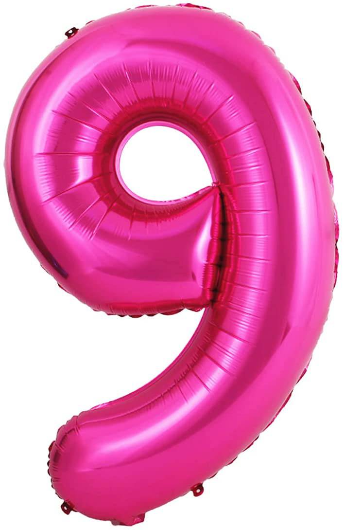 34" Balloon Numbers - Fuchsia Conver USA