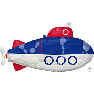 34" Iridescent Submarine
