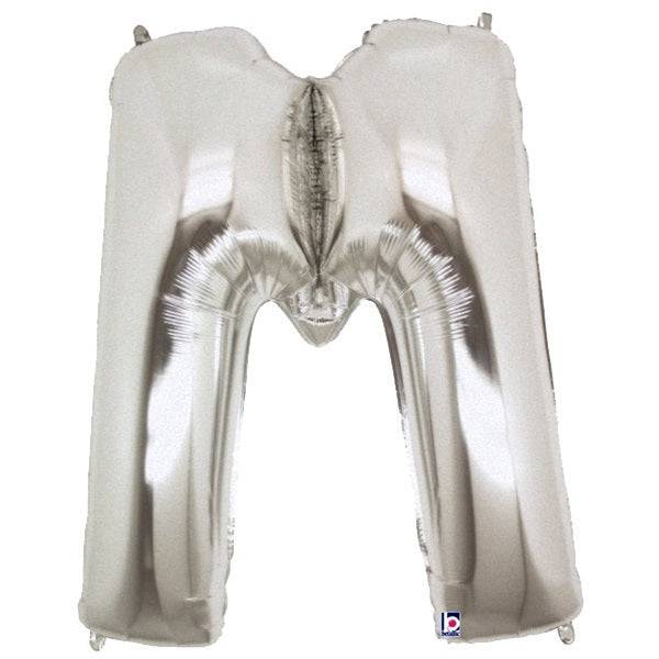 34" Megaloon Letter M - Silver