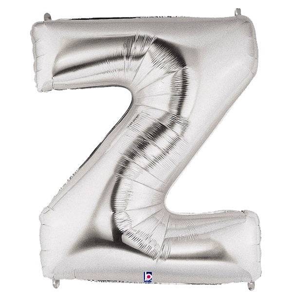 34" Megaloon Letter Z - Silver