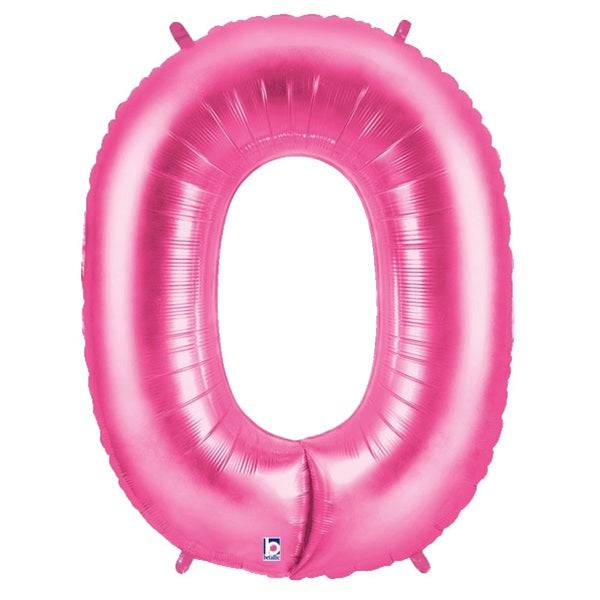 34" Megaloon Number 0 - Pink