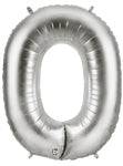 34" Megaloon Number 0 - Silver