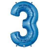 34" Megaloon Number 3 - Blue
