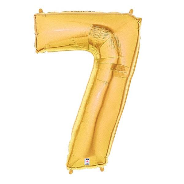 34" Megaloon Number 7 - Gold