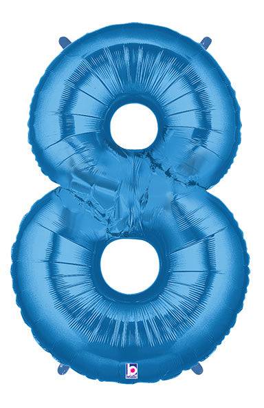 34" Megaloon Number 8 - Blue