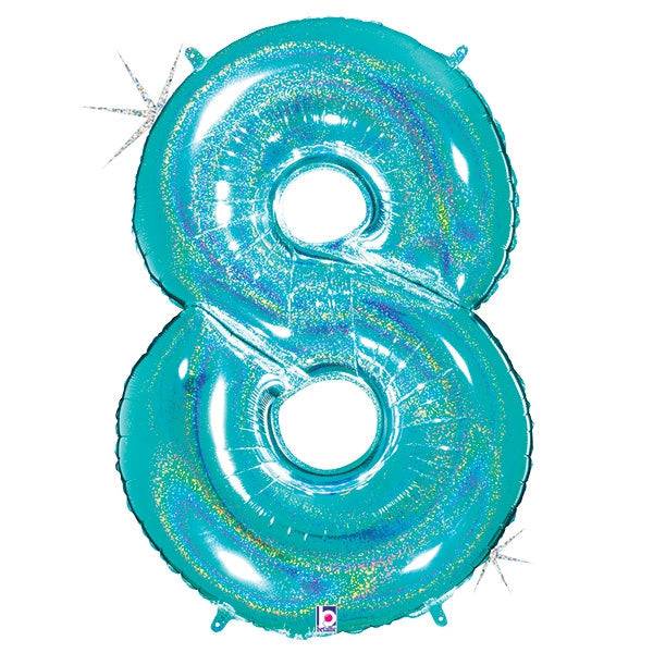 34" Megaloon Number 8 - Robin's Egg Blue