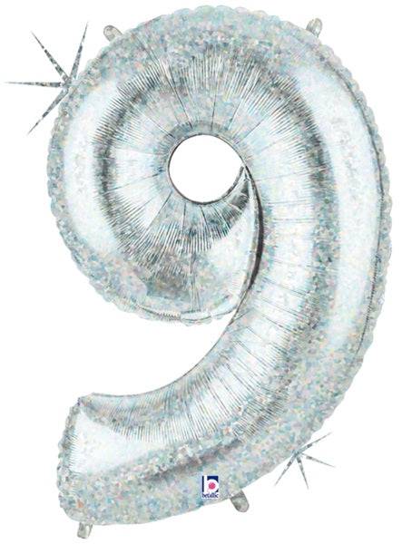 34" Megaloon Number 9 - Holographic