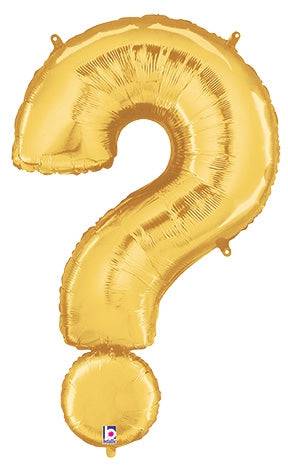 34" Megaloon Question Mark - Gold