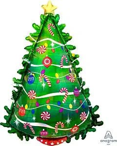 36" Christmas Tree - Holographic