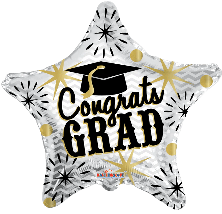 36" Congrats Grad Cap (5ct) - Conver USA