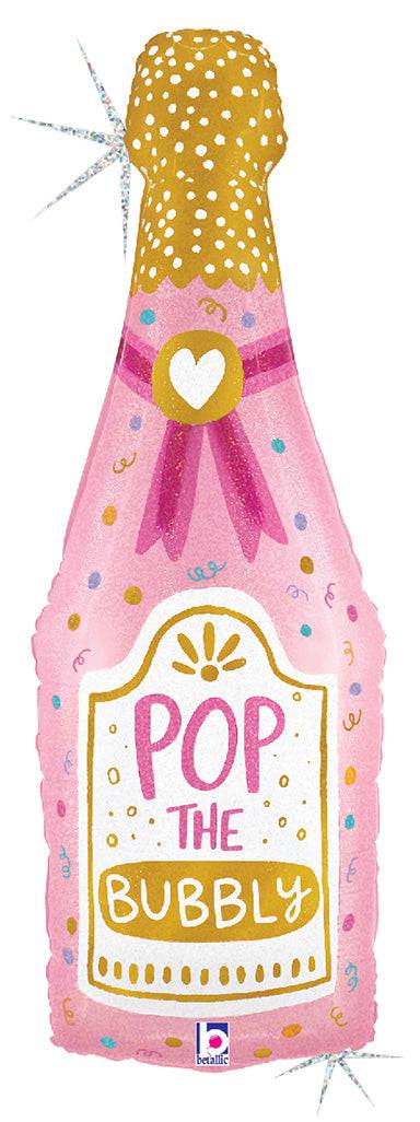 37" Bubbly Champagne Bottle