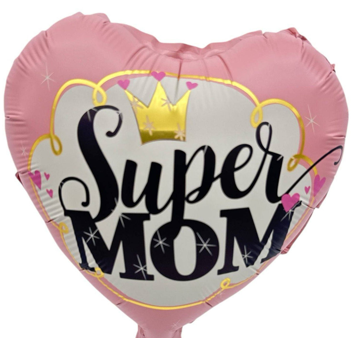 4" Super Mom Heart - 100ct - Party America