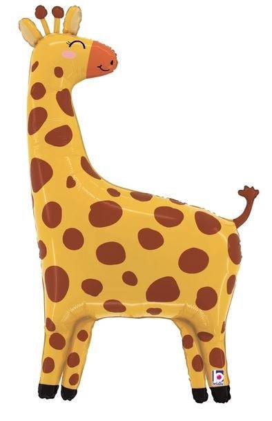 41" Jungle Giraffe (Pkg) Foil Balloon