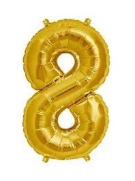 42" Balloon Numbers - Gold