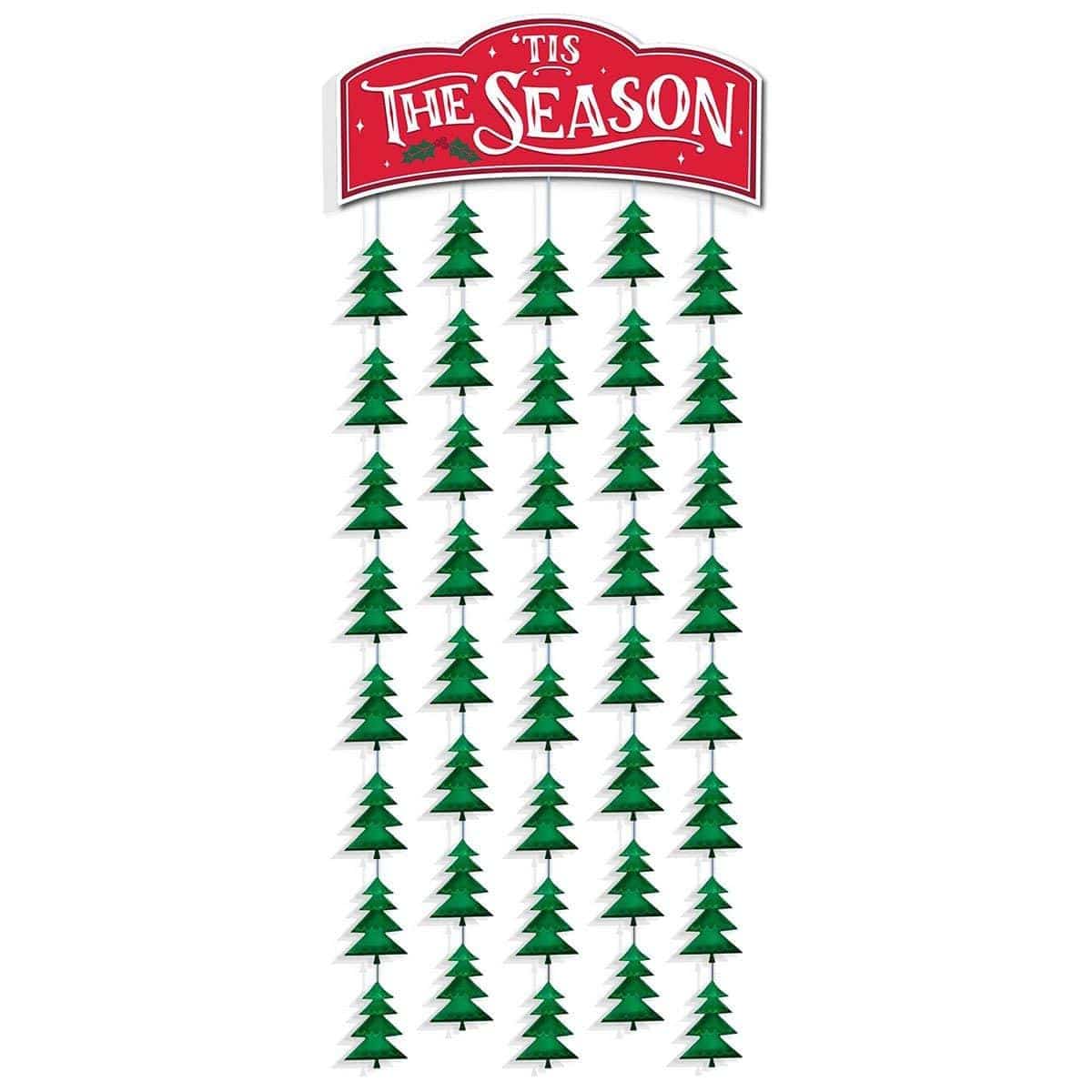 Doorway Curtain - Tis the Season - Amscan