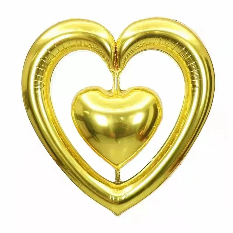 44" Heart - To - Heart - Gold