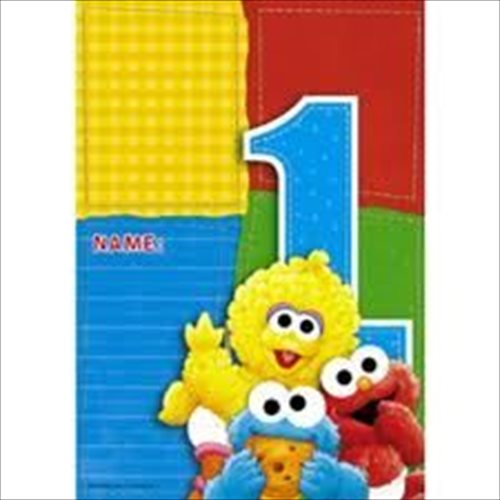 Sesame Street 1st - Loot Bag (8ct) - Amscan