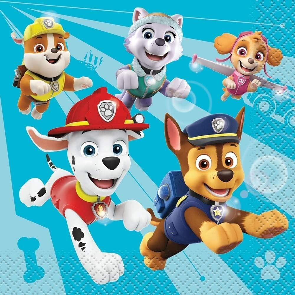 5" Beverage Napkins - Paw Patrol (16ct)