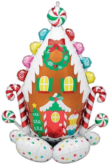 51" AirLoonz - Gingerbread House