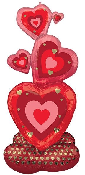 55" AirLoonz - Stacking Hearts - Anagram