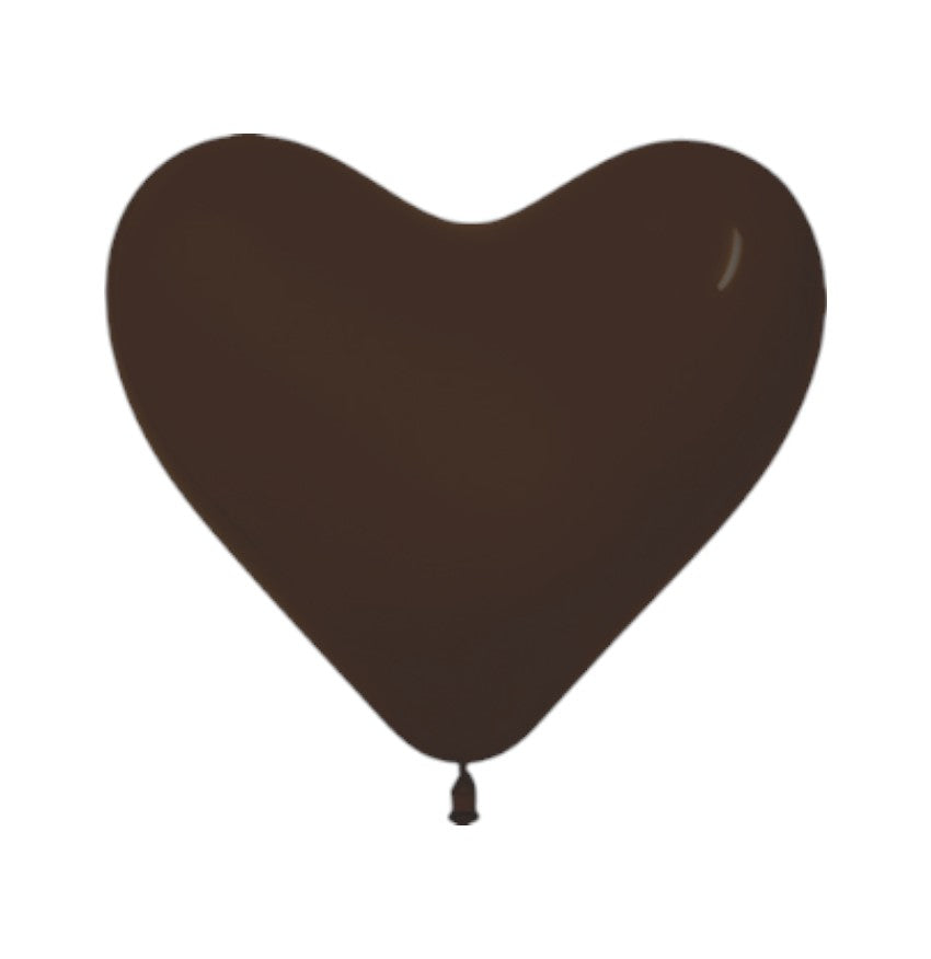16" Deluxe Chocolate Heart (50ct) - Sempertex