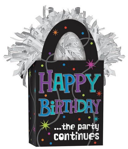 5.7oz Balloon Weight - The Party Continues