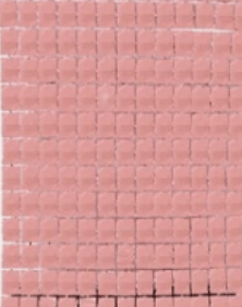 6' Foil Squares Curtain