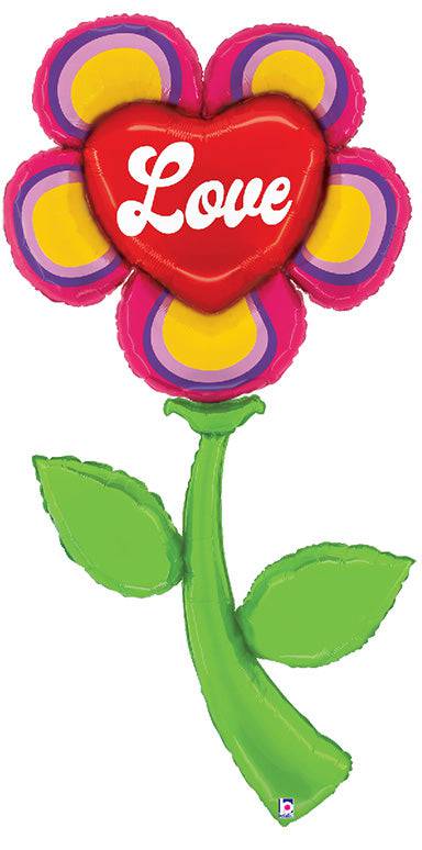 63in Fresh Picks Retro Love Flower