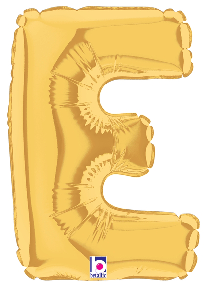 7" Megaloon Jr. Letter E - Gold (5ct)