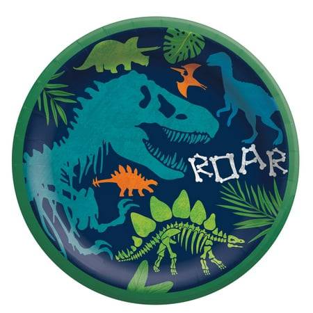 7" Paper Plates - Dino - Mite (8ct)