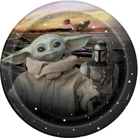 7" Paper Plates - Mandalorian (7ct)