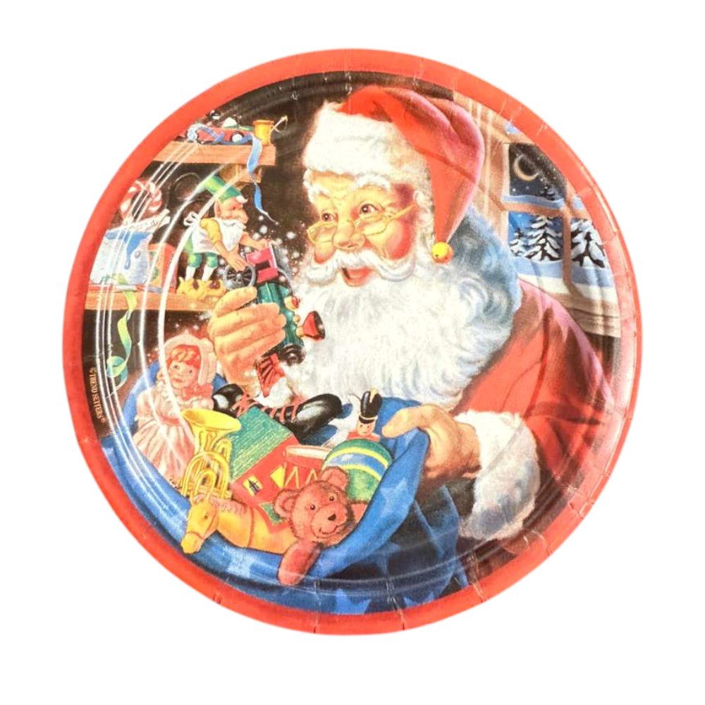 7" Paper Plates - Santa's Workshop (8ct)