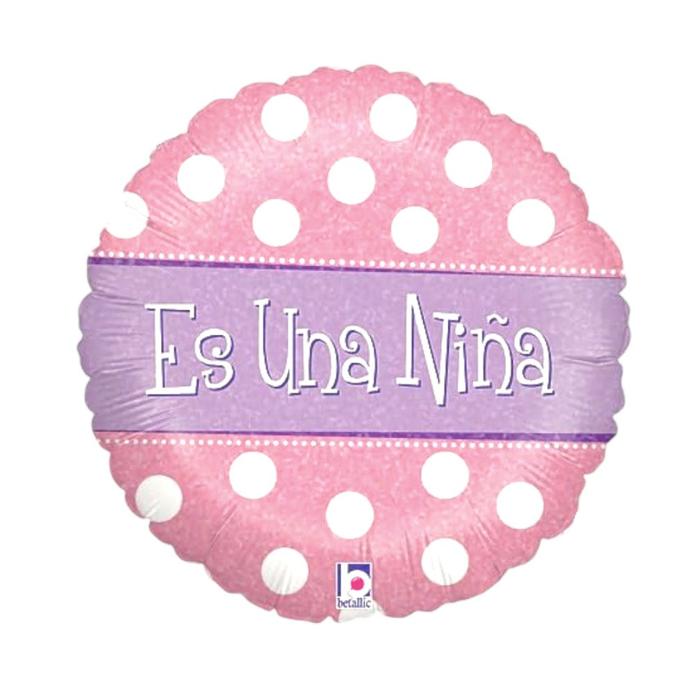 18" Es Una Nina Pink - Betallic