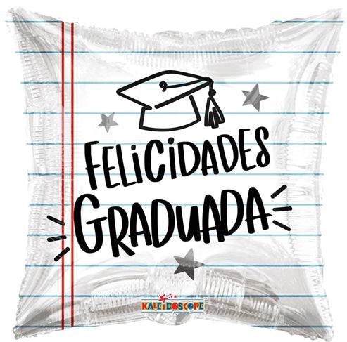 9" Felicidades Graduada De Panzazo Pero lo Lograste (100ct) - Conver USA