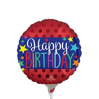 9" Happy Birthday Banner (25ct)